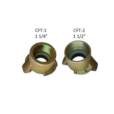 STC (CFT) type metal threaded coupling for the dosing valve