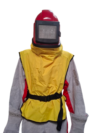 COMFORT helmet with a  regulator