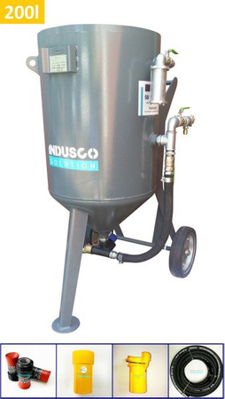 STANDARD manual controlled sand blasting package 200L