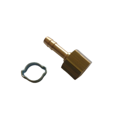 Air inlet stub for pneumatic control hose