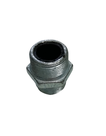 Rubber Double Nipple with equal male threads 1 1/4"