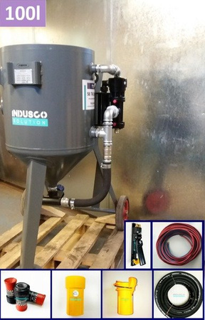 Profi Strahlkessel 100 L mit Fernbedienung