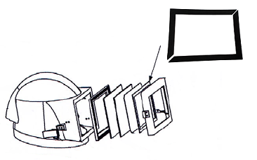 Abstanddichtung des Rahmens ReS-3 Helm